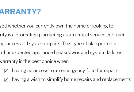 home warranty clarion